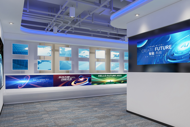 赫总办公室装修设计效果图