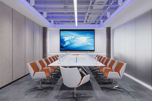 赫总办公会议室装修效果图